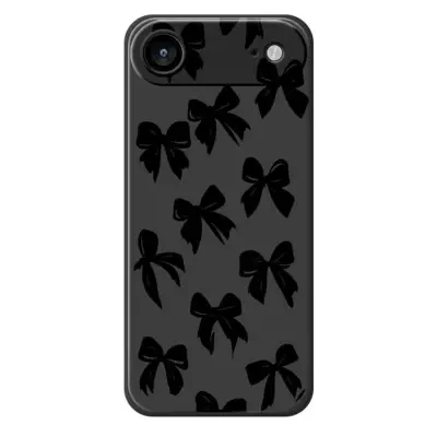 iPhone Air Mobilskal Bow Pattern Printing Straight - Svart