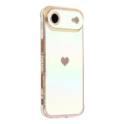 iPhone Air Mobilskal Dazzling Color Electroplated TPU - Vit
