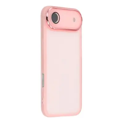 iPhone Air Mobilskal Electroplated Kameraram - Transparent Rosa