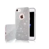iPhone Air Mobilskal Glitter 3in1 - Silver