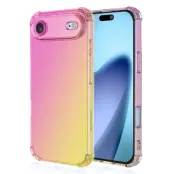 iPhone Air Mobilskal Gradient Color TPU Anti-Drop - Rosa/Guld