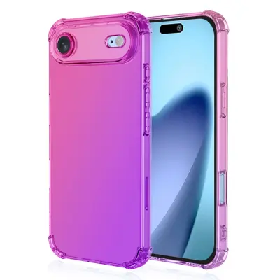 iPhone Air Mobilskal Gradient Color TPU Anti-Drop - Rosa/Lila