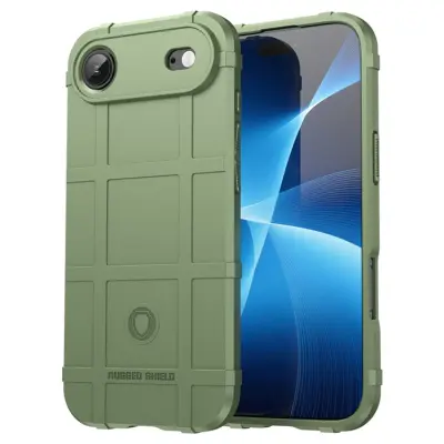 iPhone Air Mobilskal Grid Design Scratch-Proof Soft TPU - Grön