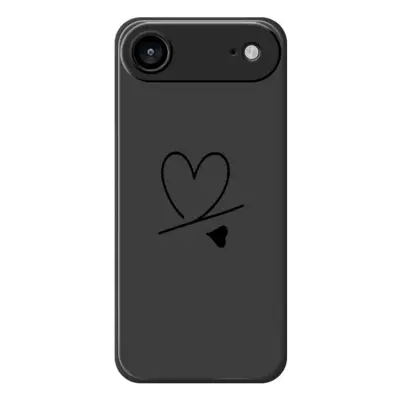 iPhone Air Mobilskal Love Pattern Printing Straight - Svart