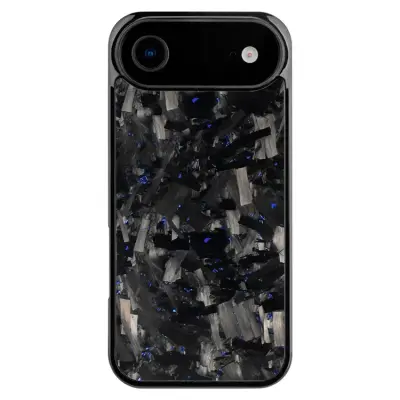 iPhone Air Mobilskal MagSafe Aramid Fiber Large Texture - Blå