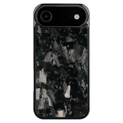 iPhone Air Mobilskal MagSafe Aramid Fiber Large Texture - Grön