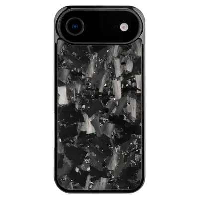 iPhone Air Mobilskal MagSafe Aramid Fiber Large Texture - Silver