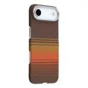 iPhone Air Mobilskal MagSafe Carbon Fiber (Kaffe/Guld)