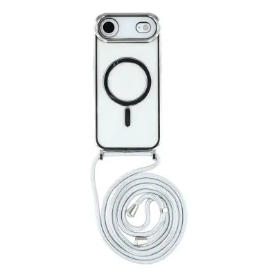 iPhone Air Mobilskal MagSafe Electroplating Edge TPU - Silver