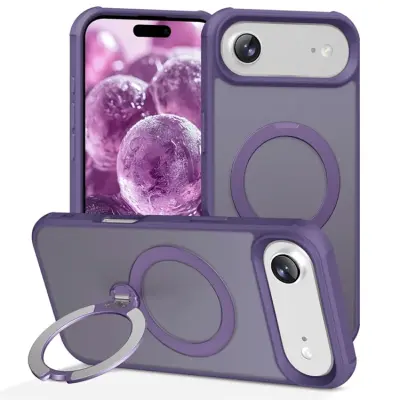 iPhone Air Mobilskal MagSafe Kickstand TPU + PC - Lila