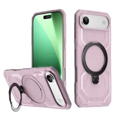 iPhone Air Mobilskal MagSafe Kickstand TPU + PC - Rosa (Rosa)