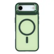 iPhone Air Mobilskal MagSafe Lins Kickstand - Mörkgrön