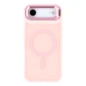 iPhone Air Mobilskal MagSafe Lins Kickstand - Rosa