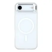 iPhone Air Mobilskal MagSafe Lins Kickstand - Transparent Vit