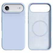 iPhone Air Mobilskal MagSafe Liquid Silikon+PC - Babyblå