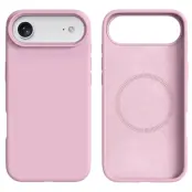 iPhone Air Mobilskal MagSafe Liquid Silikon+PC - Rosa