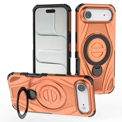 iPhone Air Mobilskal MagSafe Magnetic Kickstand - Orange