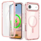 iPhone Air Mobilskal MagSafe med PET Skärmskydd - Rosa