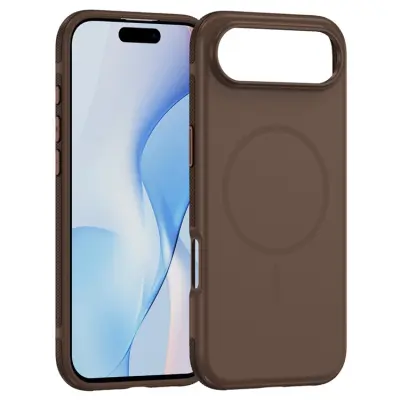 iPhone Air Mobilskal MagSafe PC + TPU Shockproof - Brun