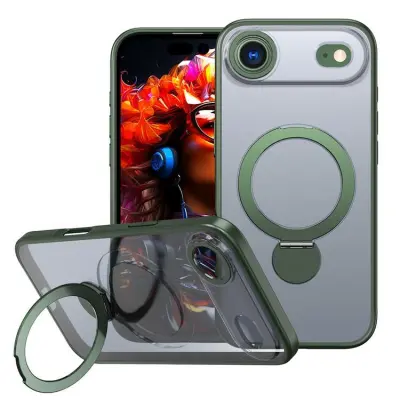 iPhone Air Mobilskal MagSafe Rotating Kickstand (Grön)