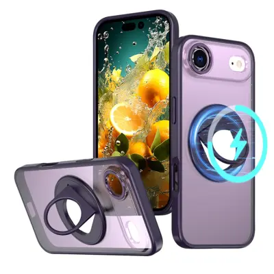 iPhone Air Mobilskal MagSafe Rotating Kickstand - Lila