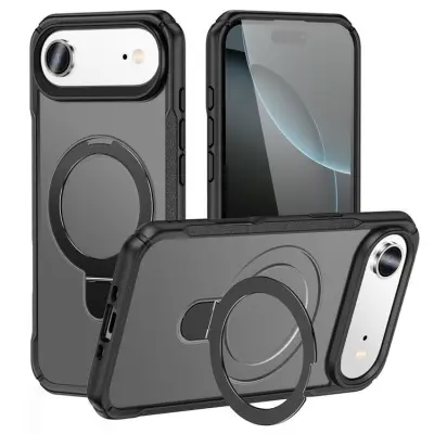 iPhone Air Mobilskal MagSafe Rotating Kickstand - Svart
