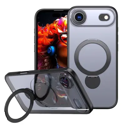 iPhone Air Mobilskal MagSafe Rotating Kickstand (Svart)