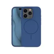 iPhone Air Mobilskal MagSafe Silikon Thin - Marinblå
