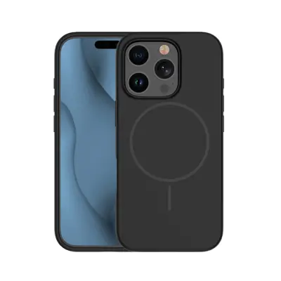 iPhone Air Mobilskal MagSafe Silikon Thin - Svart