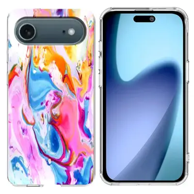 iPhone Air Mobilskal Marble Pattern Printing Soft - Flerfägad