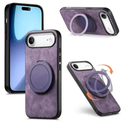 iPhone Air Mobilskal Rotating Kickstand - Lila