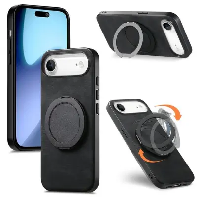 iPhone Air Mobilskal Rotating Kickstand - Svart