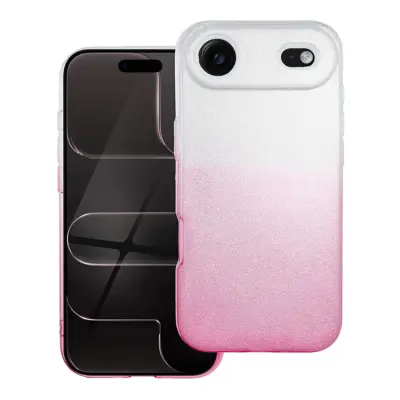 iPhone Air Mobilskal Shining - Transparent/Rosa