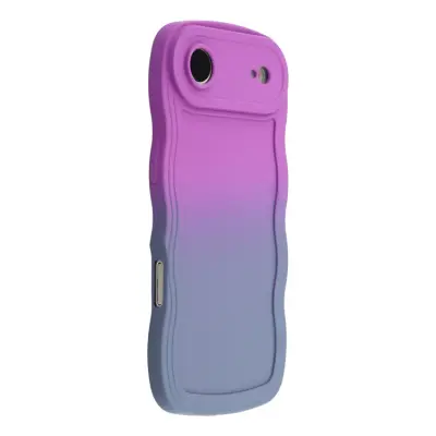 iPhone Air Mobiskal Gradient Color TPU - Lila + Lavendelgrå
