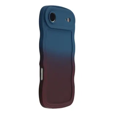 iPhone Air Mobiskal Gradient Color TPU - Safir+Mörklila