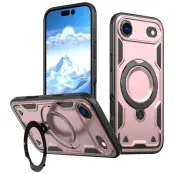 Mobilskal till iPhone Air PC TPU Militärt Skydd Kickstand - Roséguld