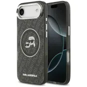 Karl Lagerfeld iPhone Air Mobilskal Magsafe Glitter Karl Och Choupette Heads