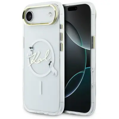 Karl Lagerfeld Mobilskal till iPhone Air Magsafe IML Choupettes Karl Script