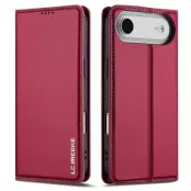 LC.IMEEKE iPhone Air Plånboksfodral PU Läder - Röd