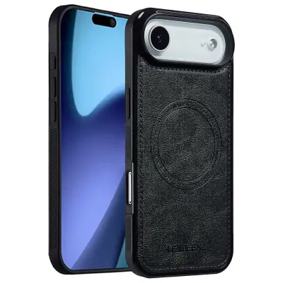 LC.IMEEKE iPhone Air Fodral KonstLäder - Svart