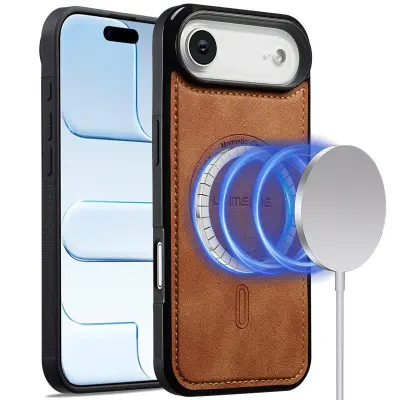 LC.IMEEKE L6 iPhone Air Fodral KonstLäder - Brun