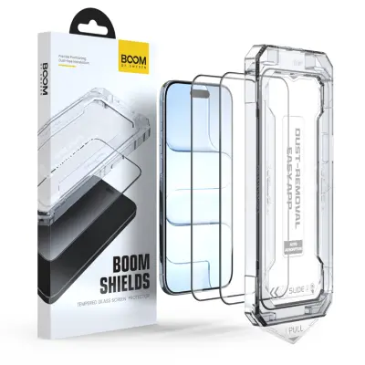 LIVSTIDSGARANTI - BOOM iPhone Air Härdat Glas Skärmskydd - 2 Pack