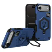 Mobilskal För iPhone Air Hexagonal Kickstand med Hook (Blå)