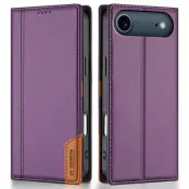 N.BEKUS iPhone Air Plånboksfodral RFID Blocking P3 - Lila