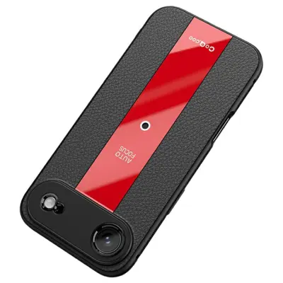 Q.COO iPhone Air Mobilskal Acrylic Shockproof - Röd