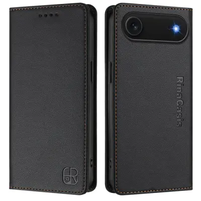 RINACASIS iPhone Air Plånboksfodral RC01 RFID - Svart