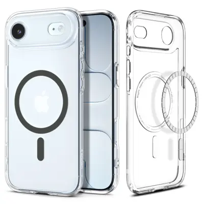 Spigen Mobilskal för Apple iPhone Air MagSafe Ultra Hybrid - Clear Graphite