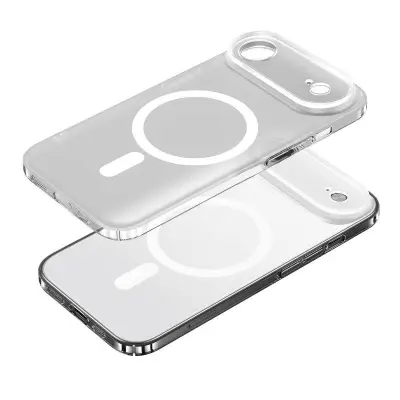 SULADA iPhone Air Mobilskal MagSafe PC+TPU Matt Genomskinlig
