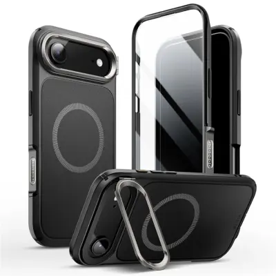 Supcase iPhone Air Mobilskal Magsafe Ares Flip - Svart