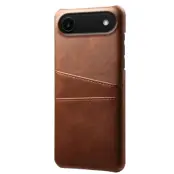 Trolsk Leather Card Case (iPhoneAir) - Brun
